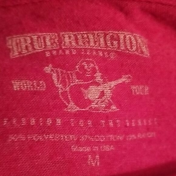 TRUE RELIGION WORLD TOUR T-SHIRT-SZ M - Picture 4 of 4